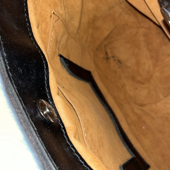 Patricia Nash large embossed leather crossbody purse - Picture 7 of 10